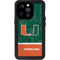 University of Miami U Hurricanes iPhone 15 Pro Waterproof Case